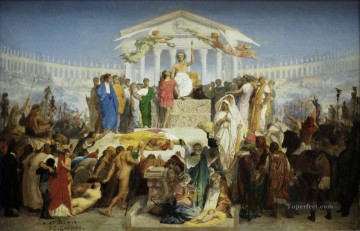 greek Painting - The age of Augustus the Birth of Christ Greek Arabian Jean Leon Gerome